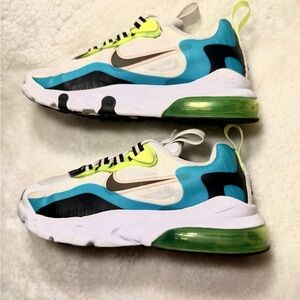 Nike Air Max 270 React SE PS 'Oracle Aqua' CW2211-300 toddler size 12C